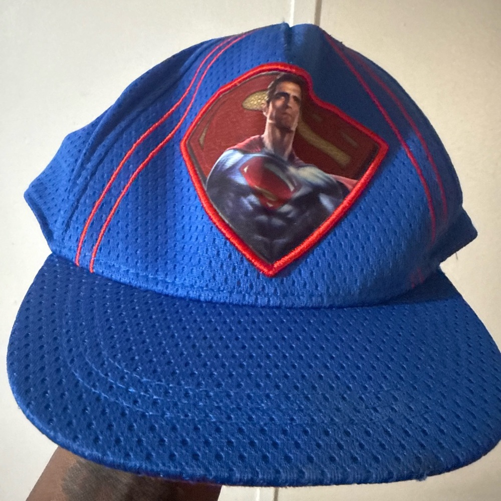 Blue Superman Cap